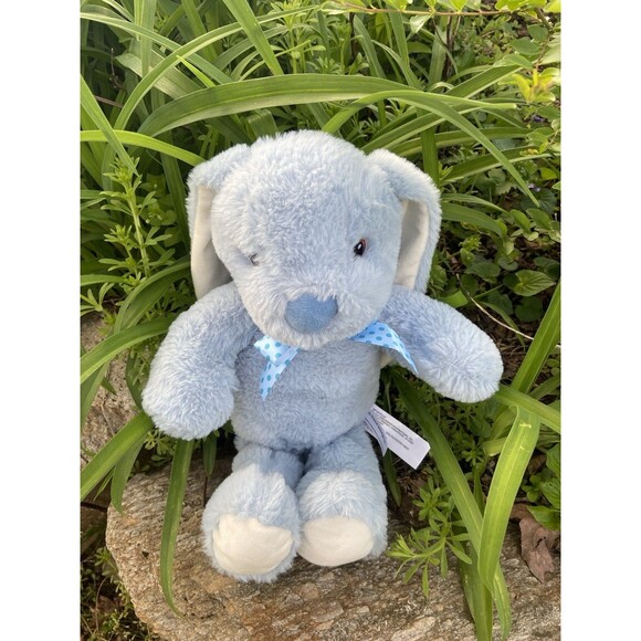 Greenbriar Int Rabbit Bunny Plush 16 inch Blue Long Floppy Ears Stuffed Animal - Picture 2 of 8
